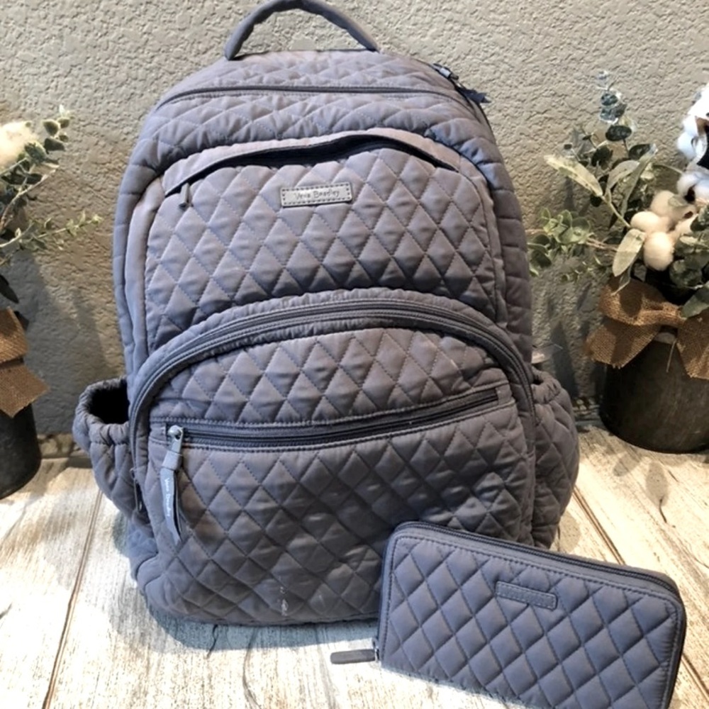 Vera Bradley backpack and wallet